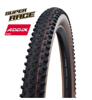 Riepa Schwalbe RacingRay EVO TLE SuperRace 29x2.35 [60-622] melna/bēša