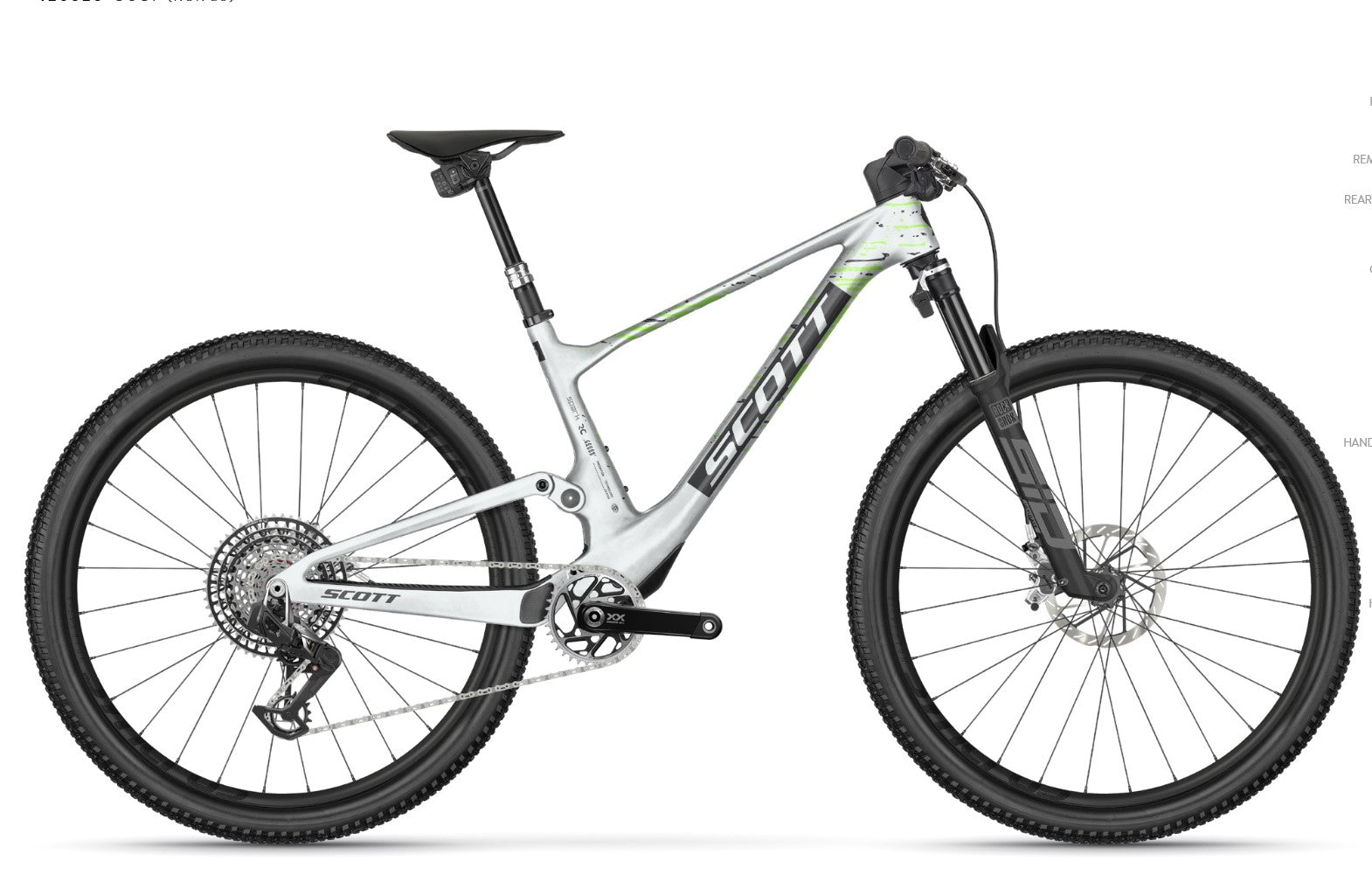 Scott Spark RC Comp – Cumulus White 2026