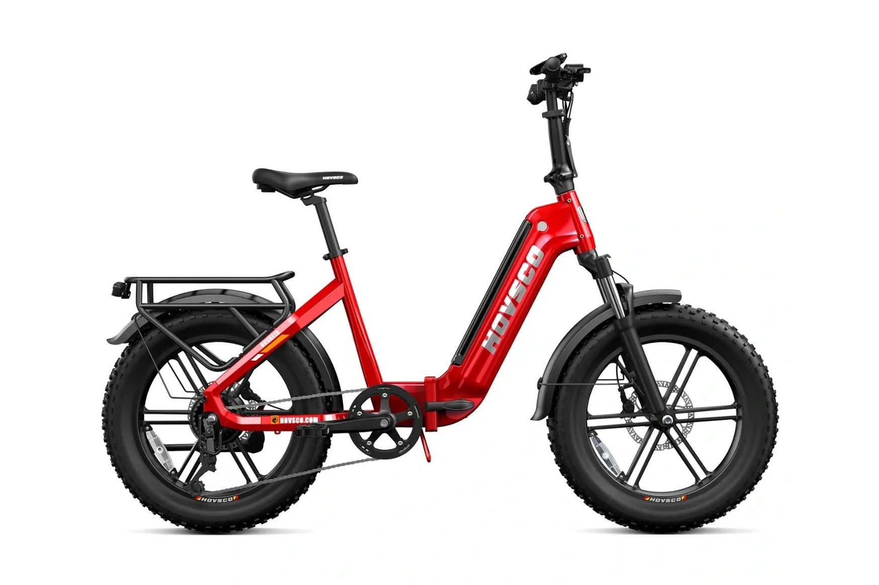 HOVSCO HovBeta Foldable E-Bike Red
