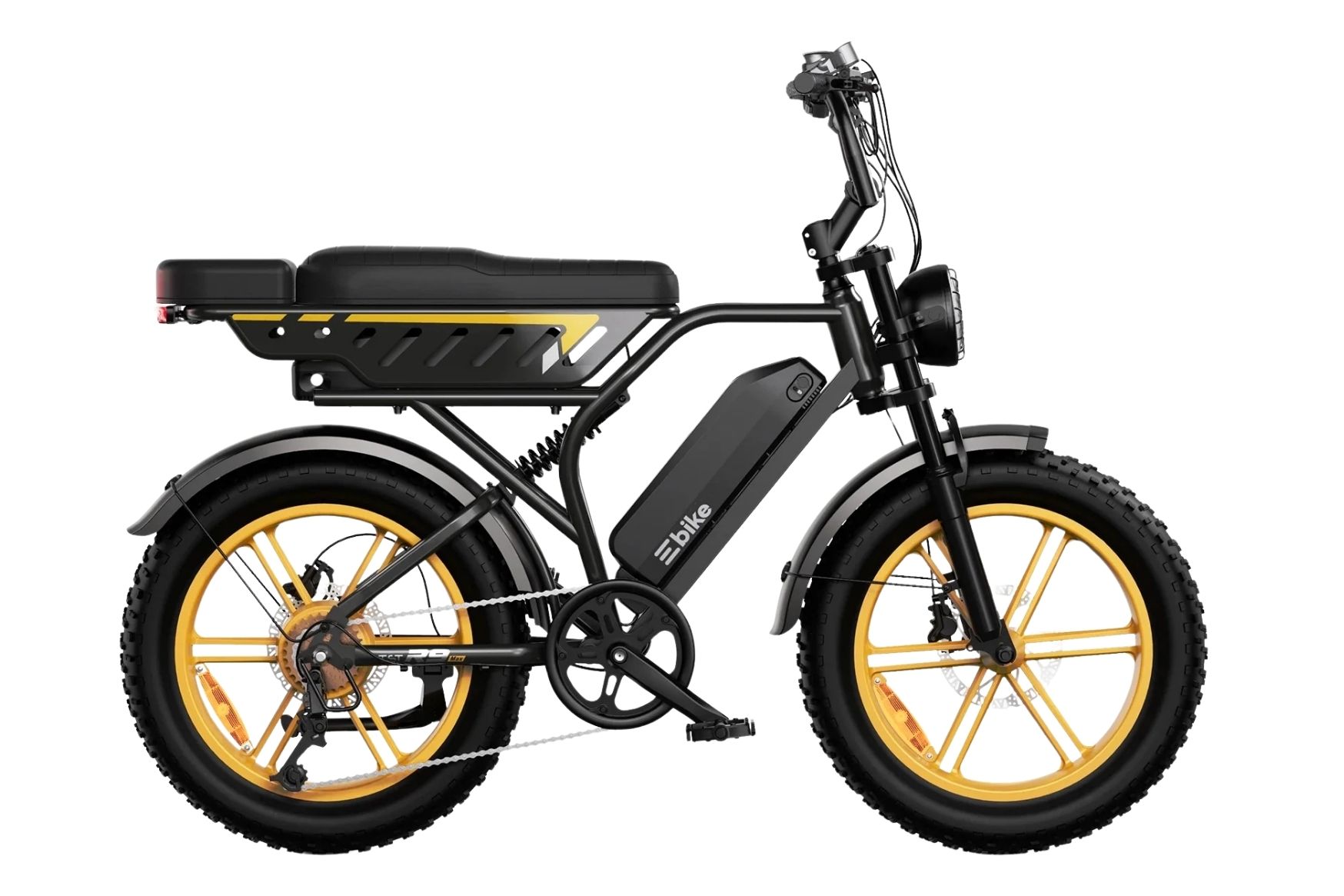 TST R9 Ultra Dual Battery Off-road E-bike Yellow